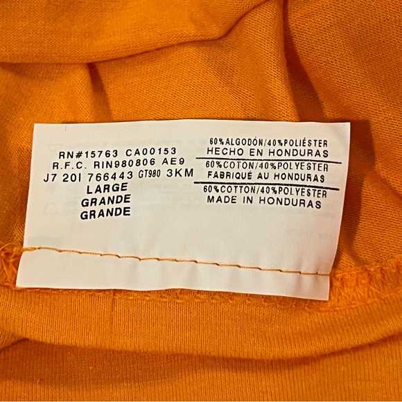 Hanes University of Tennessee Volunteers, UT Vols, T-Shirt, L NWT - Picture 6 of 6